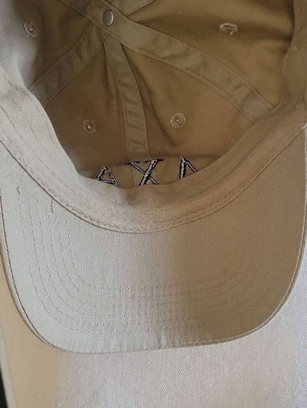 Lambda Chi Alpha PORT & Company Adjustable Khaki Tan Hat like new - Picture 5 of 5